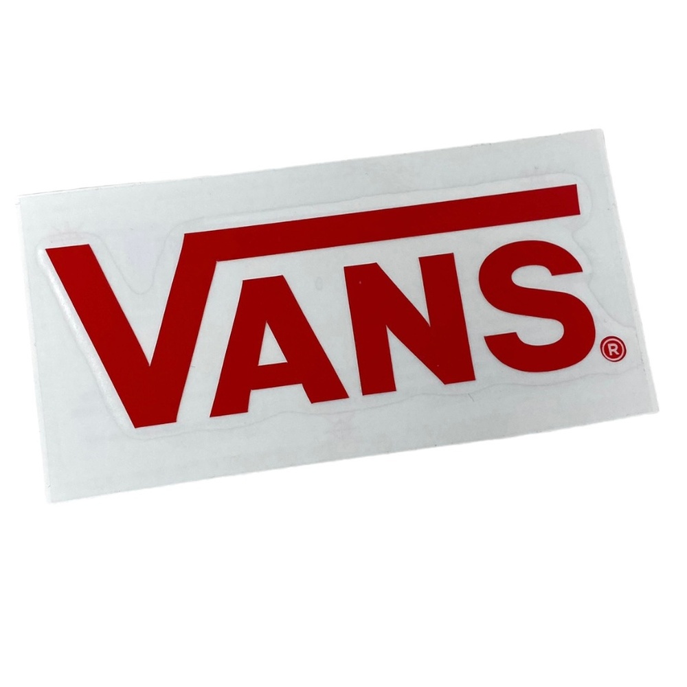 VANS Transfer Sticker Vinyl Red Logo VN0009M7NOA